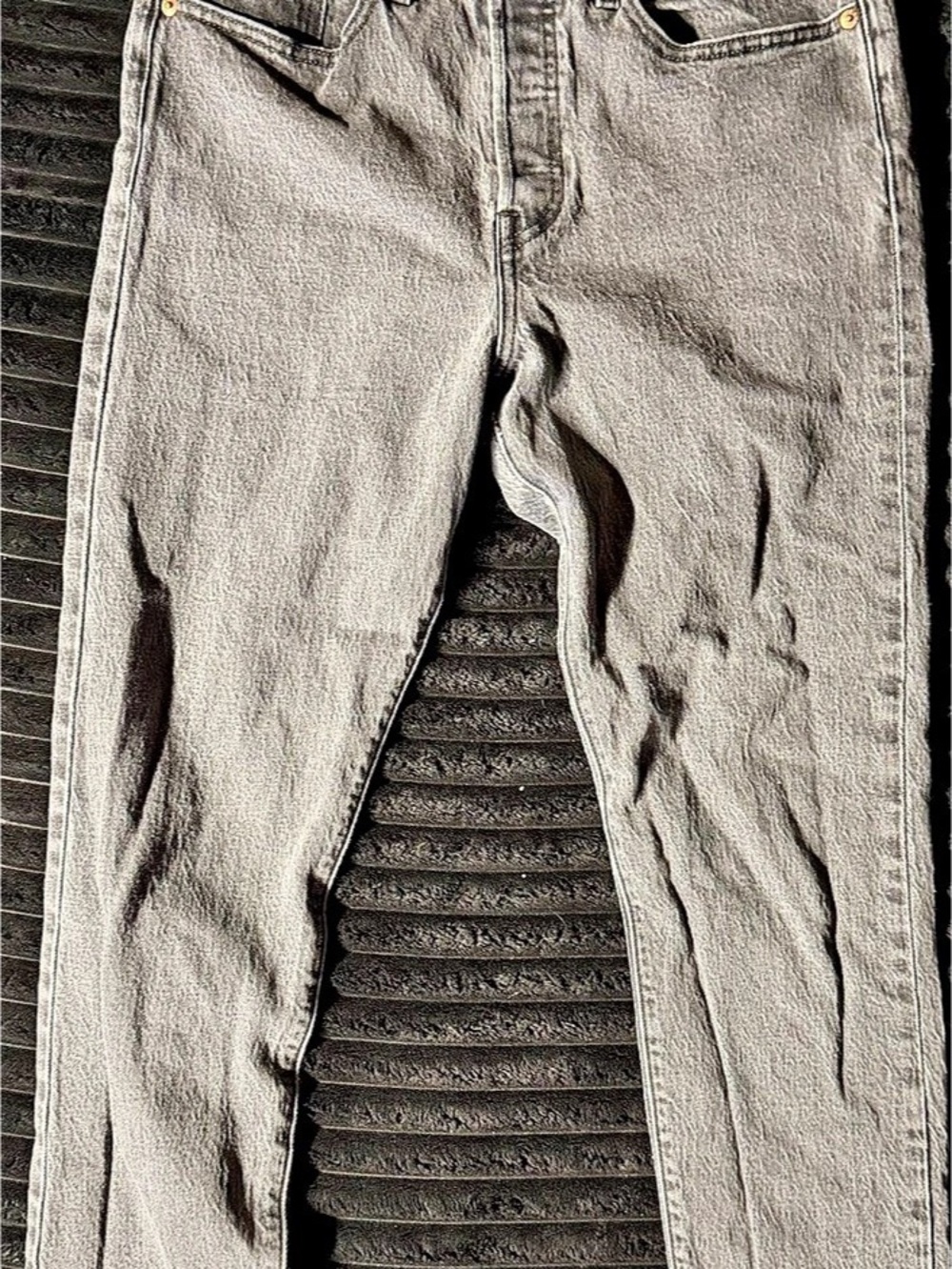 Levi's Wedgie Straight Leg Jeans Waist 30 Gray